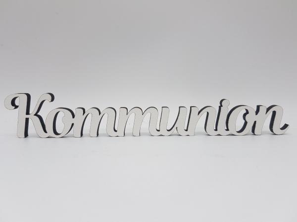 Kommunion - Schriftzug