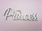 Preview: Schriftzug Princess aus Holz