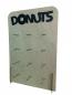 Preview: Donut Wand/Donut Wall mit Schriftzug Donuts in verschiedenen Farben aus Holz für 24 Donuts