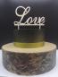 Preview: Cake Topper Caketopper Tortenstecker Tortenaufsatz "Love" zur Hochzeit aus Holz