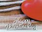 Preview: Schriftzug Happy Valentinesday aus Holz in weiß