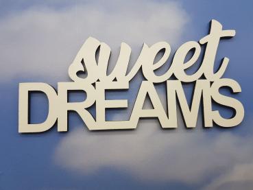 Schriftzug sweet dreams aus Holz