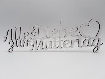 Caketopper Caketopper Tortenaufsatz "Alles Liebe zum Muttertag" aus Holz