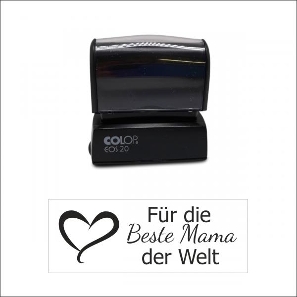 Stempel - Für die Beste Mama der Welt - EOS Line - Express