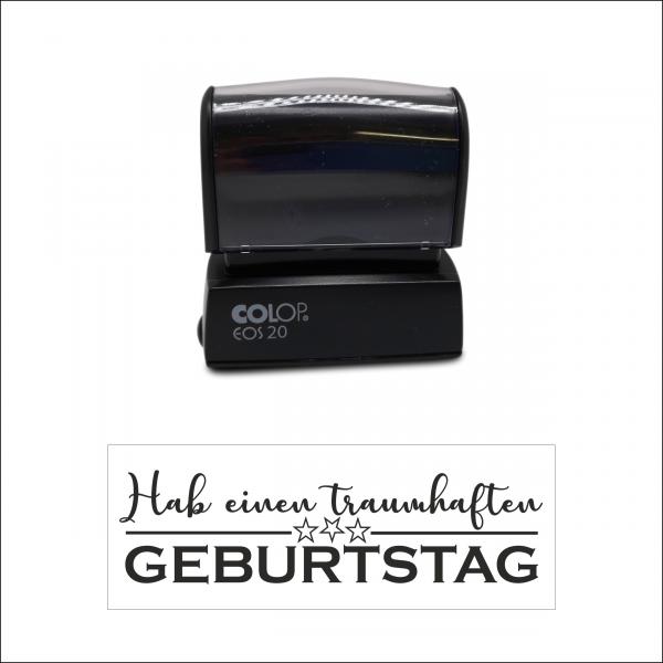 Stempel - Hab einen traumhaften Geburtstag - EOS Line - Express